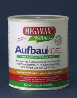 Megamax Aufbaukost Vanille 1,5 KG Pulver