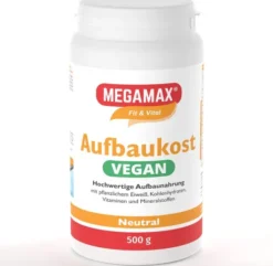 Megamax Aufbaukost Vegan Neutral 500 G Pulver