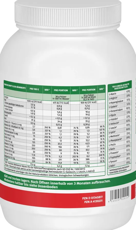 Megamax Eiweiß 100 Banane 750 G Pulver