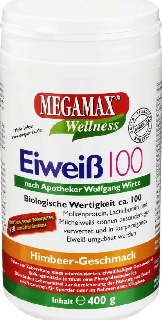 Megamax Eiweiß 100 Himbeer