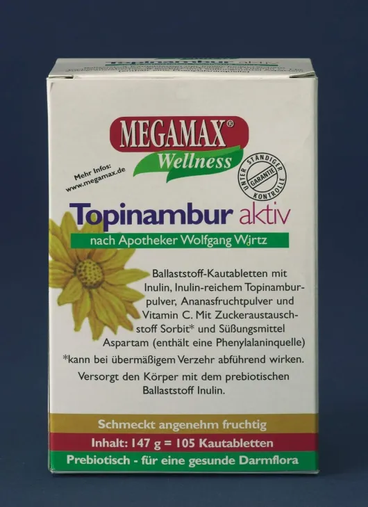 Megamax Topinambur Aktiv Kautabletten 105 Stück