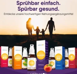 Melatonin Ashwaganda Mediakos Schlaf Spray Vegan 50 ml