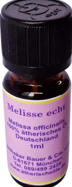 Melissen Öl Echt 100% Ätherisch Melissa Offi. 1 ml