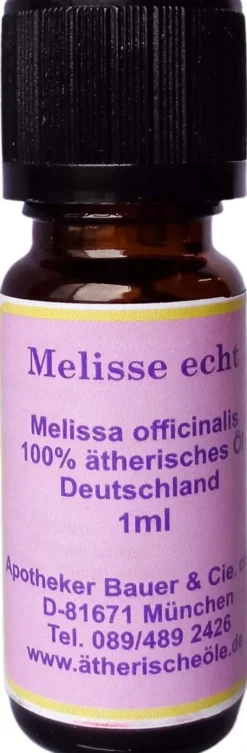 Melissen Öl Echt 100% Ätherisch Melissa Offi. 1 ml