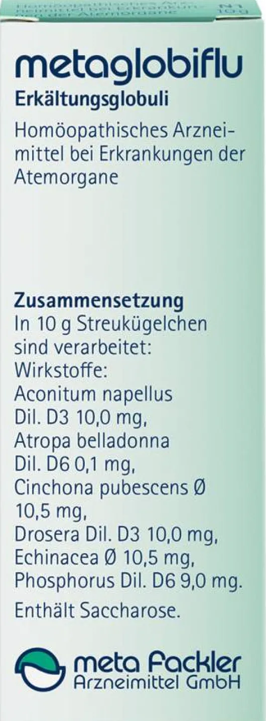 Metaglobiflu Erkältungsglobuli 10 G