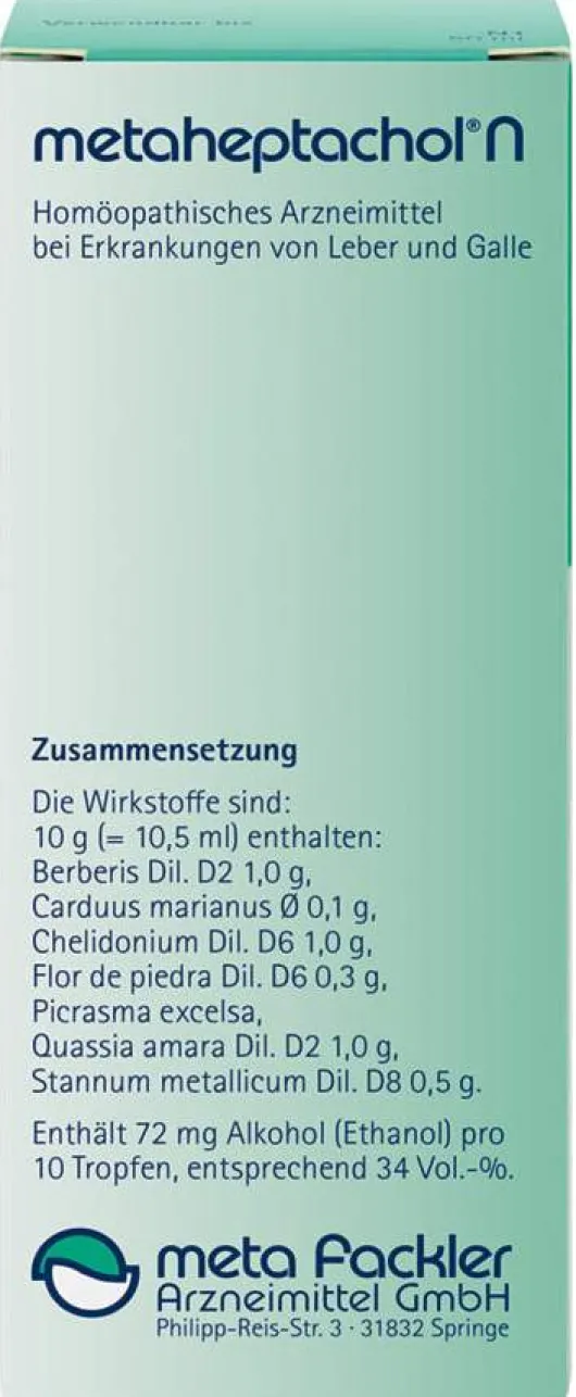 Metaheptachol N 50 ml Tropfen