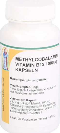 Methylcobalamin 1000 µg Vitamin B12 90 Kapseln
