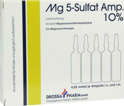 Mg 5 Sulfat Amp. 10% Injektionslösung