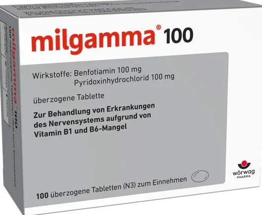 Milgamma 100 mg 100 Überzogene Tabletten