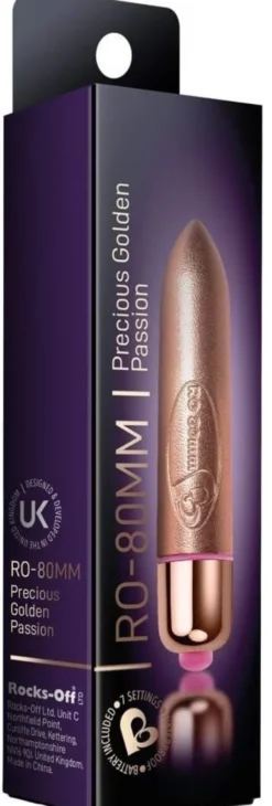 Mini Vibrator Precious Golden Passion, 1 Stück