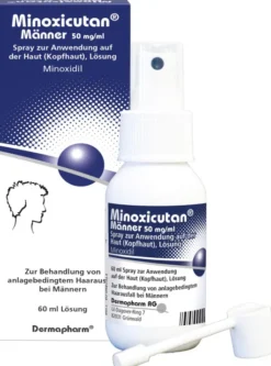 Minoxicutan Männer 50 mg Je ml Spray 60 ml