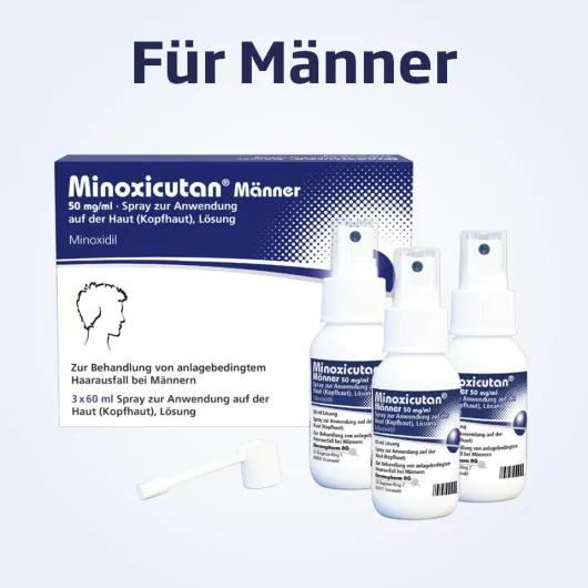 Minoxicutan Männer 50 mg Je ml Spray 60 ml