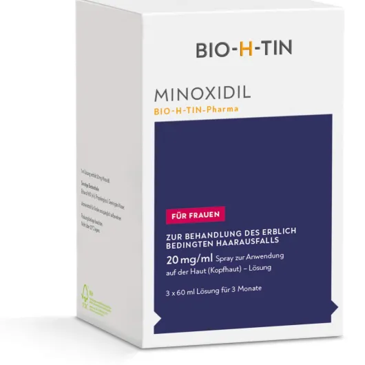 Minoxidil Bio-H-Tin Pharma 20 mg Pro ml Spray 3 X 60 ml