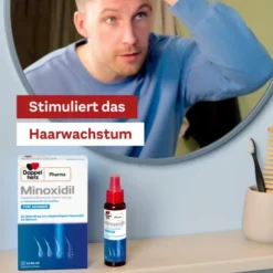 Minoxidil Doppelherz Pharma 50 mg je ml 3 x 60 ml Lösung für Männer
