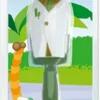 Miradent Kid s Brush Kinderzahnbürste Papagai Grün 1 Stück