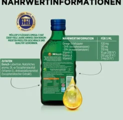 Möller s Omega-3 Kids Fruchtgeschmack Öl 250 ml