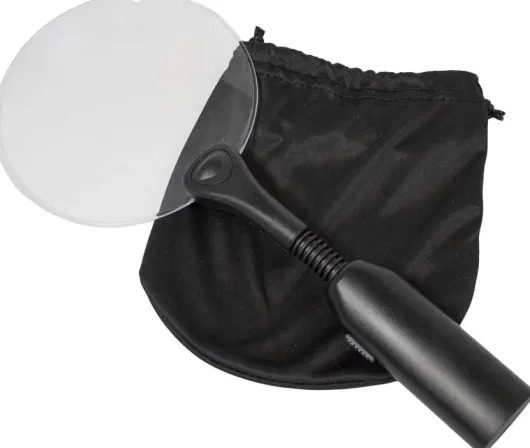 Möller-Therm LED-Standlupe mit abnehmbarem Fuß