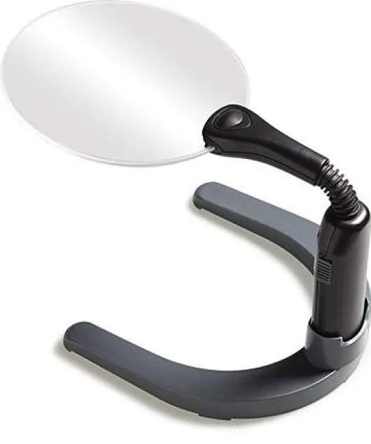 Möller-Therm LED-Standlupe mit abnehmbarem Fuß