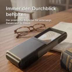 Möller-Therm Taschenlupe mit LED-Beleuchtung