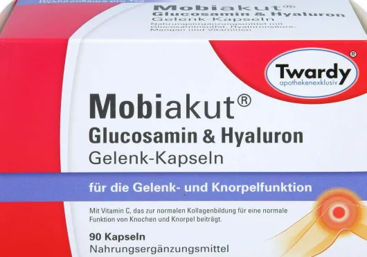 Mobiakut Glucosamin & Hyaluron Gelenk-Kapseln 90 S