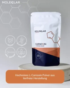 Moleqlar Carnosin L-Carnosin Pulver 30 G