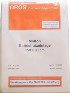 Molton Bettschutz Einlage 150x90cm