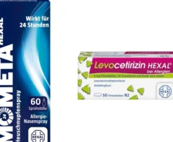 Mometahexal Heuschnupfenspray 50µg 60 Sprühstöße + Levocetirizin Hexal 50 Filmtabletten