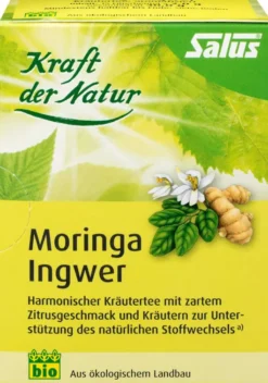 Moringa Ingwer Kräutertee Kraft der Natur Salus 15