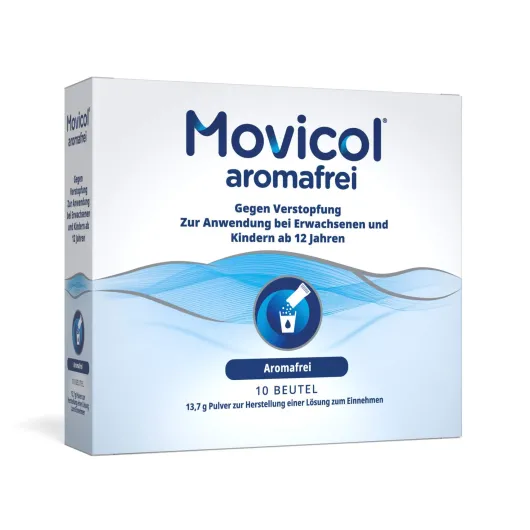 Movicol Aromafrei 10 Stück Plv.Z.Her.E.Lsg.Z.Einnehmen