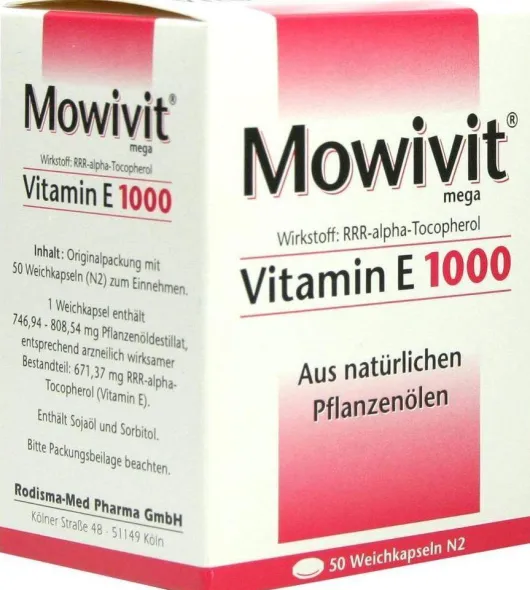 Mowivit Vitamin E 1000 50 Kapseln