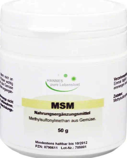 Msm Nahrungsergänzungsmittel 50 G Pulver Gemüse