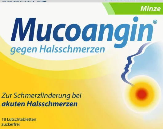 Mucoangin Minze 18 Lutschtabletten