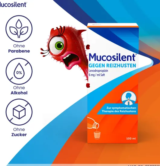 Mucosilent gegen Reizhusten 2 x 100 ml