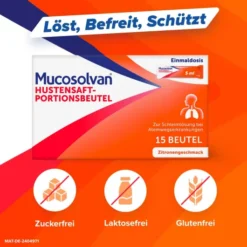 Mucosolvan Hustensaft-Portionsbeutel 15 x 5 ml