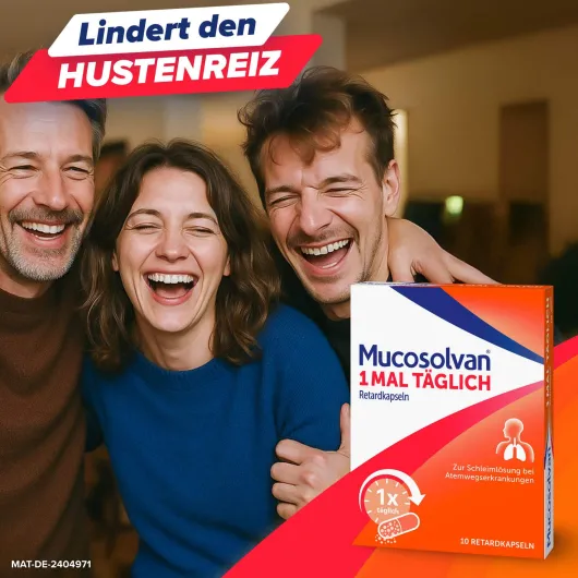Mucosolvan 1mal täglich 10 Retardkapseln