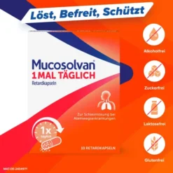 Mucosolvan 1mal täglich 10 Retardkapseln