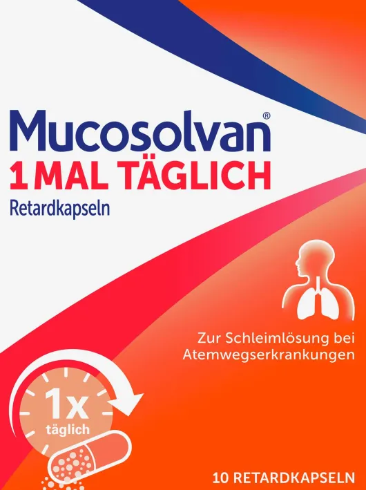 Mucosolvan 1mal täglich 10 Retardkapseln