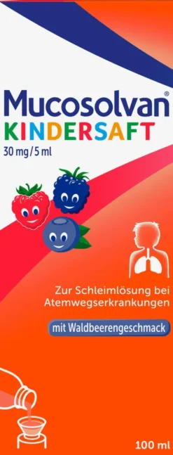 Mucosolvan 100 ml Kindersaft 30 mg je 5 ml