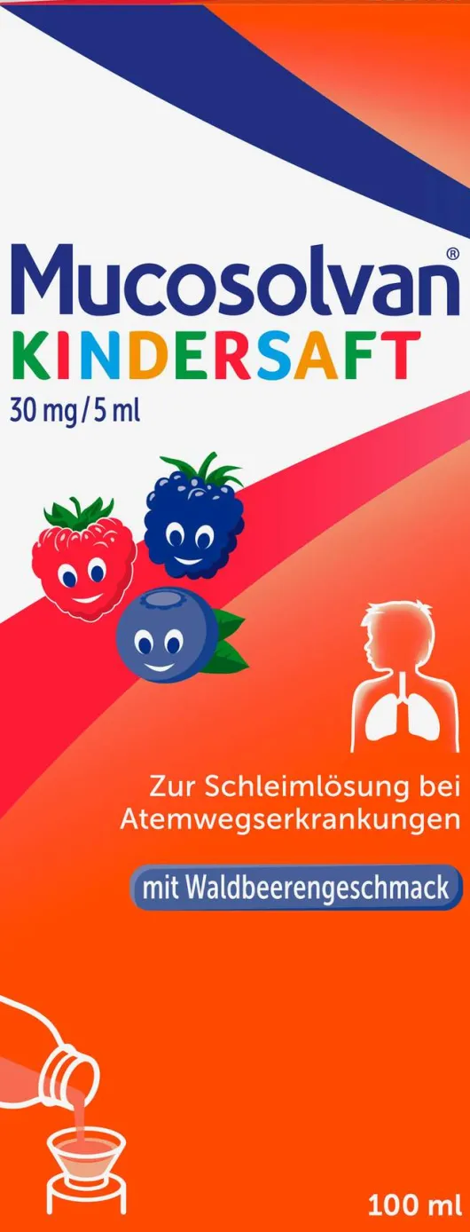 Mucosolvan 100 ml Kindersaft 30 mg je 5 ml