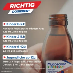 Mucosolvan 100 ml Kindersaft 30 mg je 5 ml