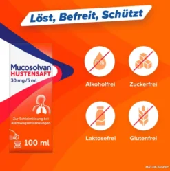 Mucosolvan Saft 30 mg pro 5 ml 100 ml Saft