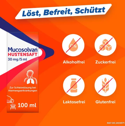 Mucosolvan Saft 30 mg pro 5 ml 100 ml Saft