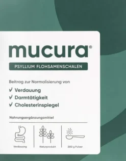 Mucura Flohsamenschalen Pulver 200 G