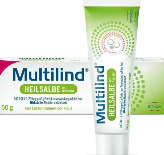 Multilind Wund-und Heilsalbe mit Zinkoxid und Nystatin 50 g