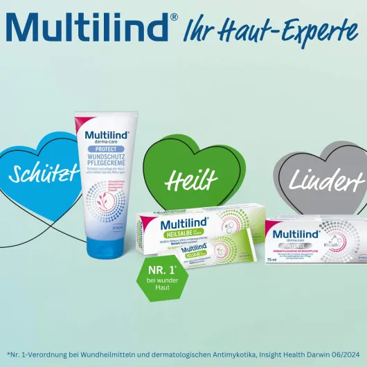Multilind Wund-und Heilsalbe mit Zinkoxid und Nystatin 50 g