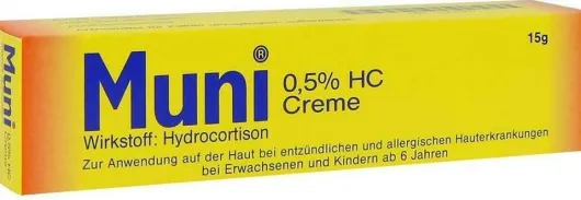 Muni 0,5% Hc 15 G Creme