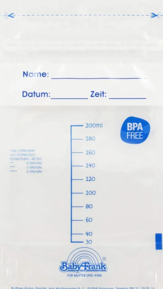 Muttermilch Gefrierbeutel 180ml