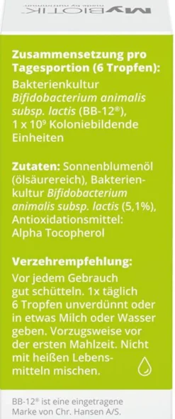 MyBiotik Baby Flüssigkeit zum Einnehmen Bakterienkultur 8 ml