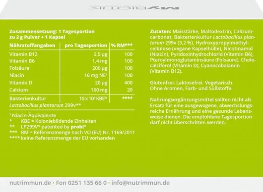 Mybiotik Balance Rds 40 Tagesportionen