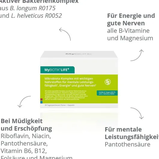 Mybiotik Life+ Kombipackung 30 X 1,5 G Pulver + 60 Kapseln